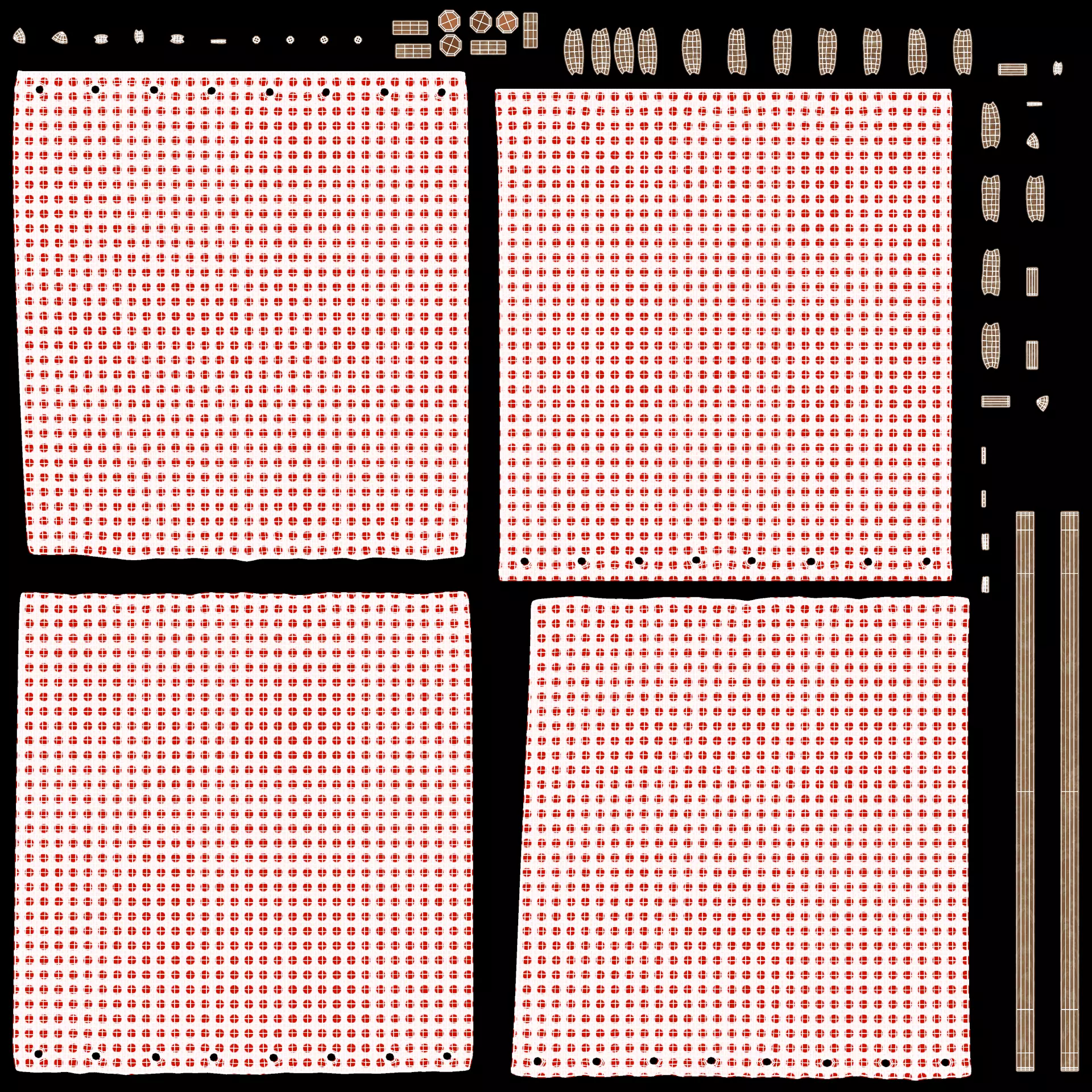 -Curtains Set- 3D model_12