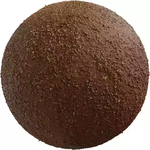 Wet Red Clay with Scattered Pebbles Texture Wet Red Clay with Scattered Pebbles Texture