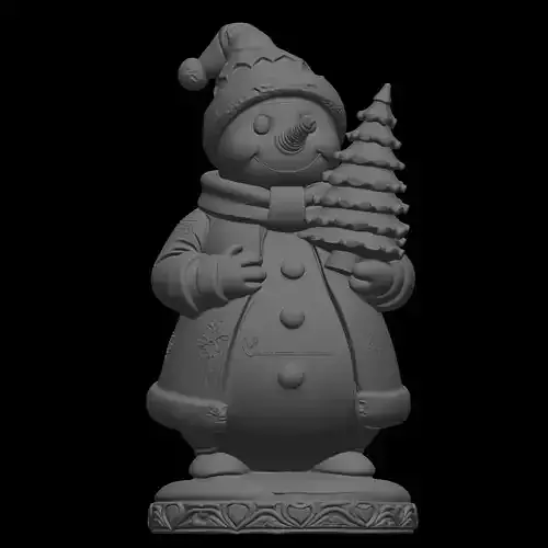 christmas snowman model