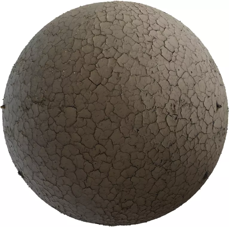 Cracked Dry Mud Flats Texture