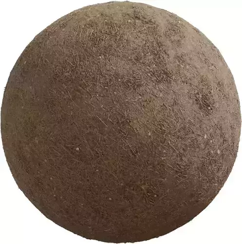 Dry Straw Covered Dirt