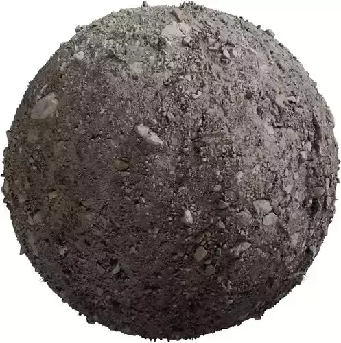 Rocky Dirt Road with Scattered Stones 