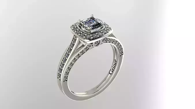 Engagement Ring 3D print model