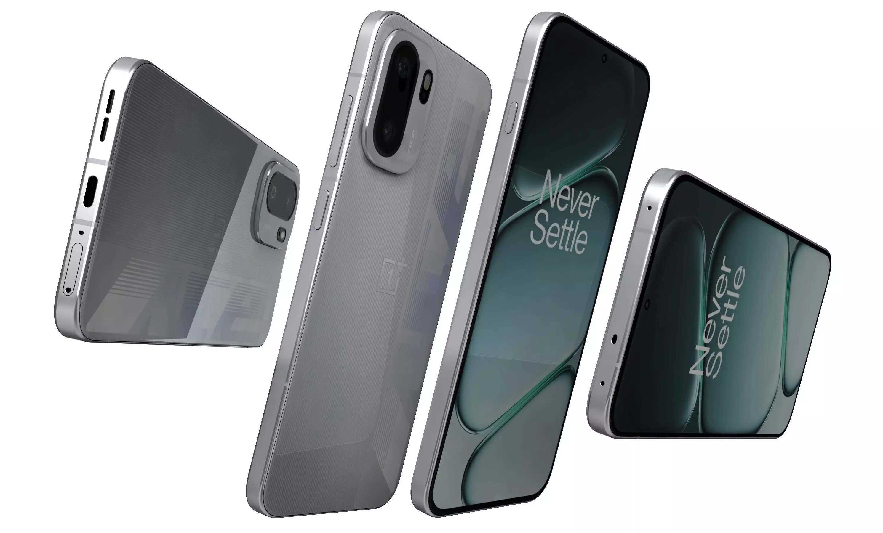 OnePlus Ace 6 Silver 3D model_5