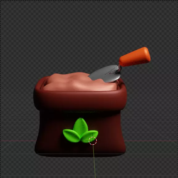 Firm Harvest and Agriculture 3D Icon Pack 3D model_32