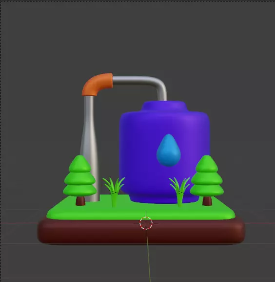 Firm Harvest and Agriculture 3D Icon Pack 3D model_107