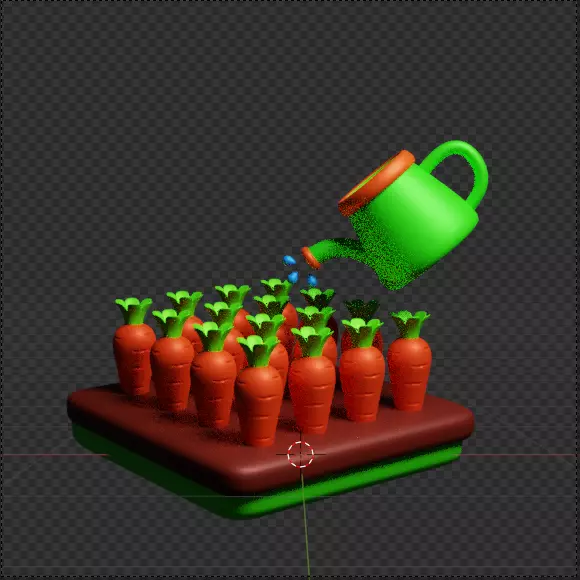 Firm Harvest and Agriculture 3D Icon Pack 3D model_76