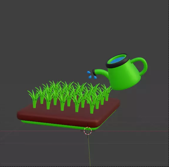 Firm Harvest and Agriculture 3D Icon Pack 3D model_63