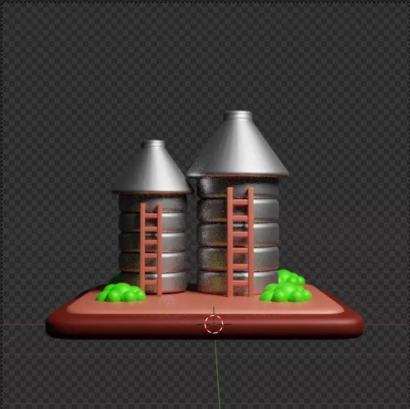 Firm Harvest and Agriculture 3D Icon Pack 3D model_52