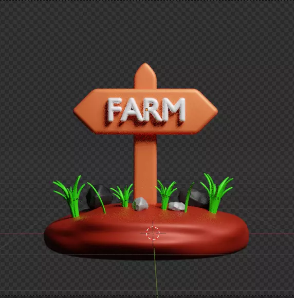 Firm Harvest and Agriculture 3D Icon Pack 3D model_13