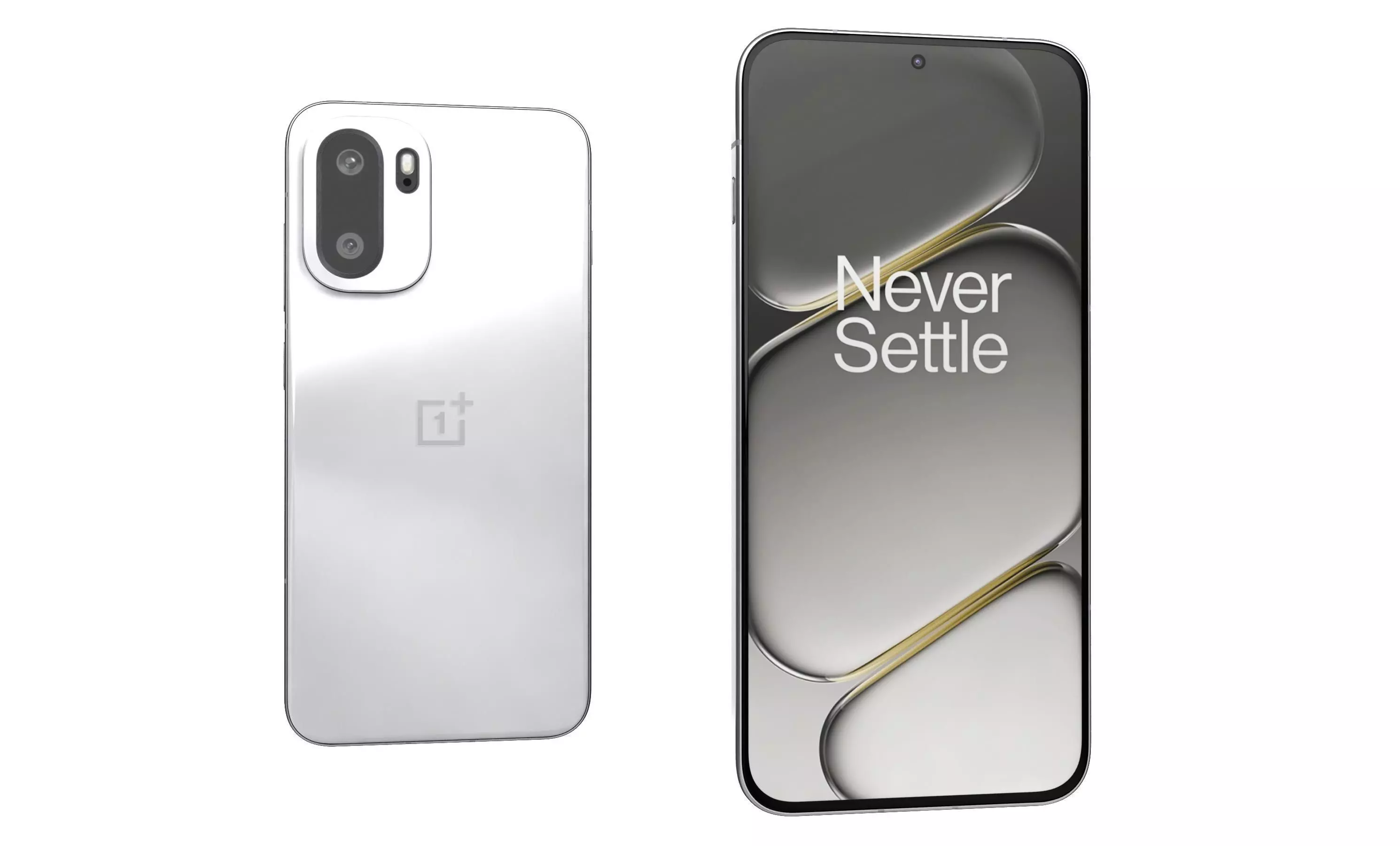 OnePlus Ace 6 White 3D model_2