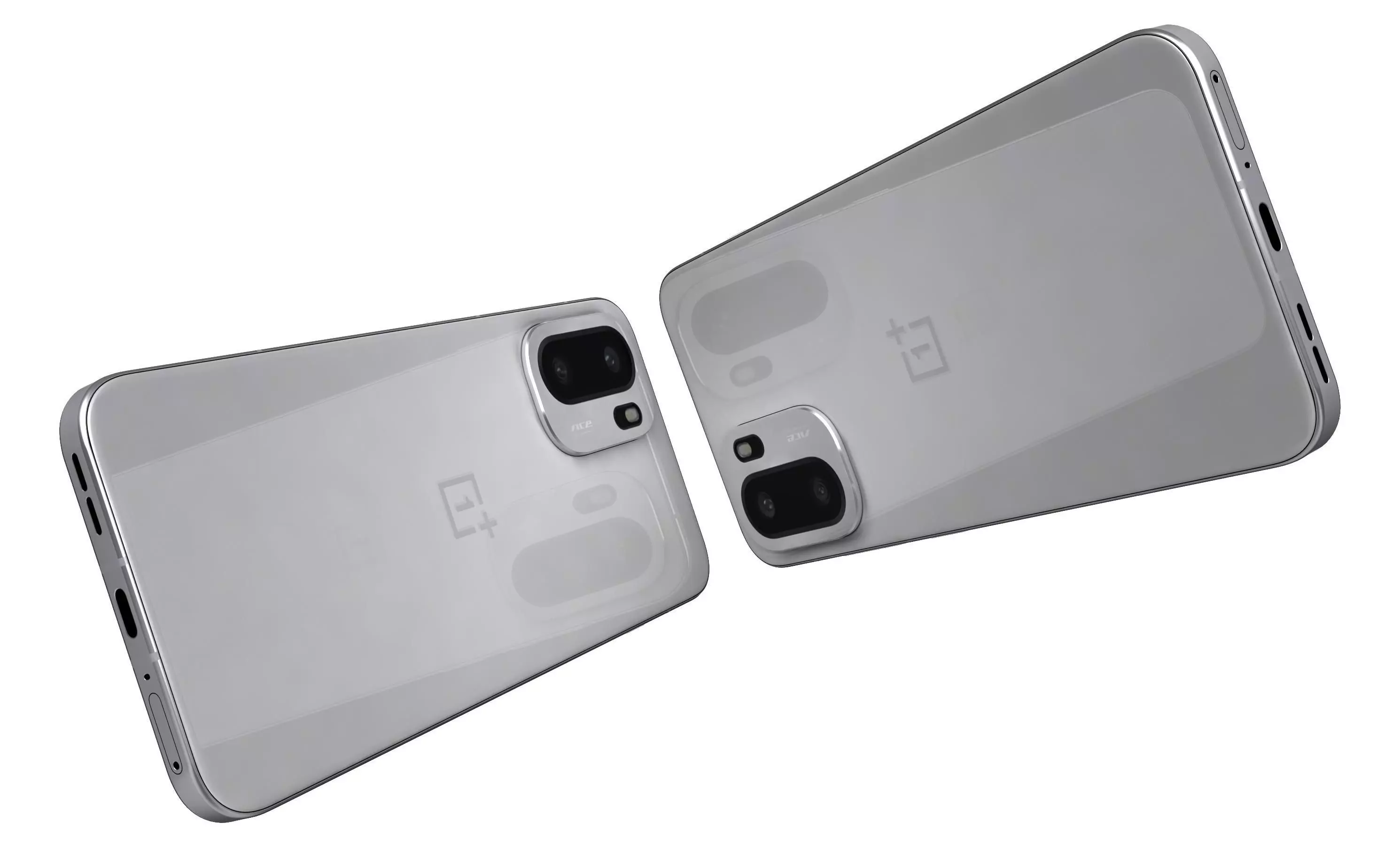OnePlus Ace 6 White 3D model_5