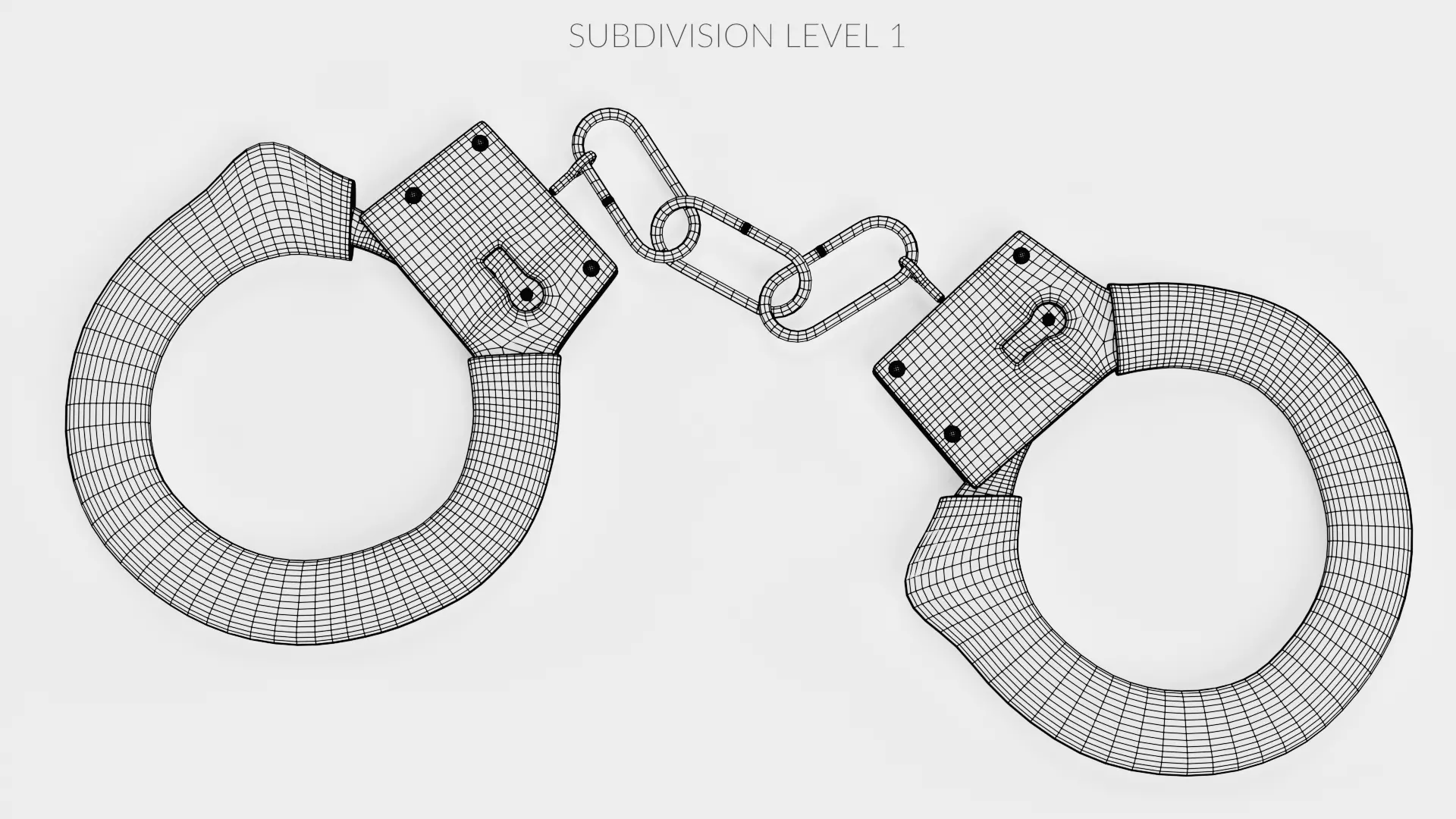 -Fluffy Handcuffs V2- 3D model_11