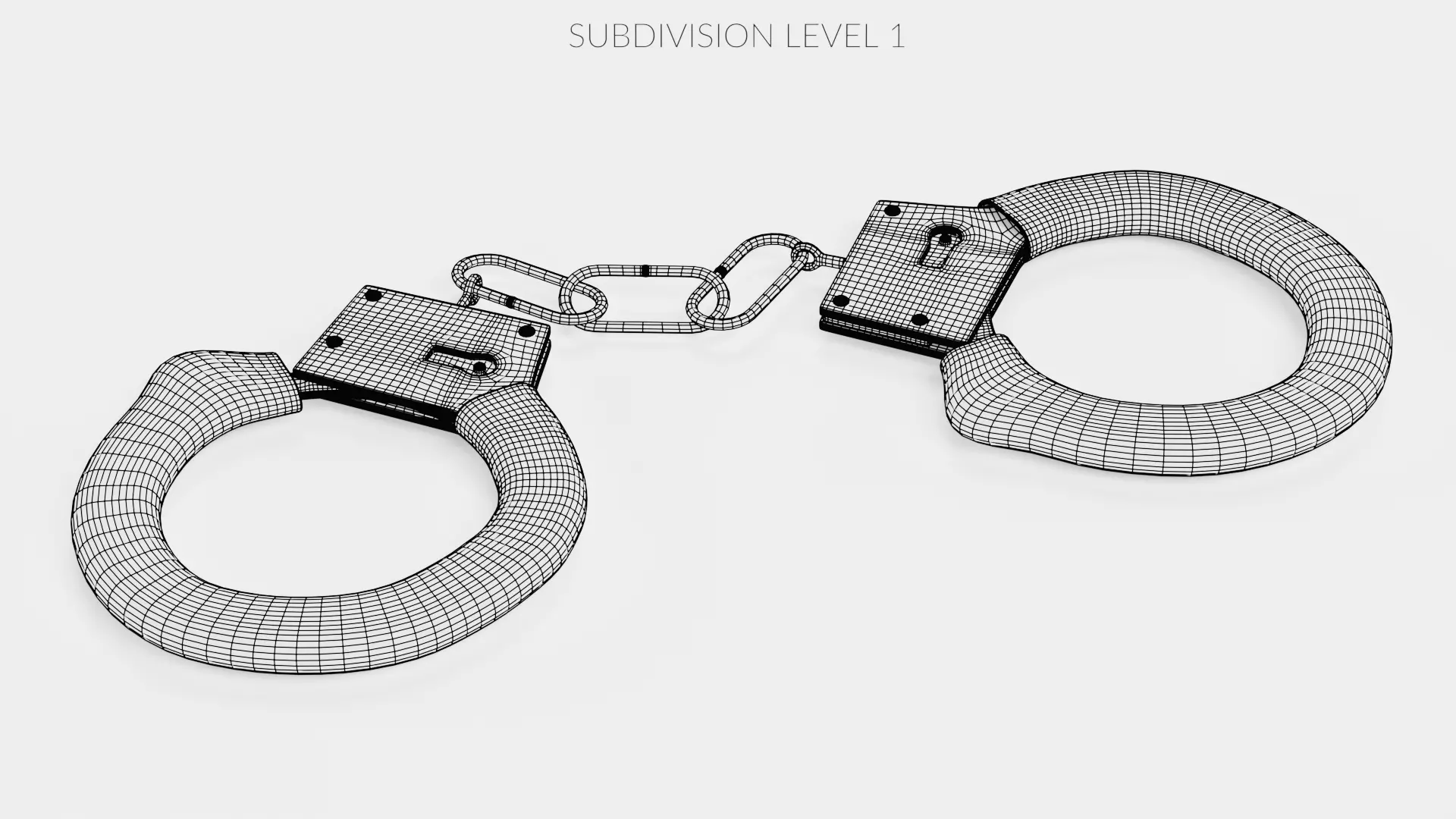 -Fluffy Handcuffs V2- 3D model_9