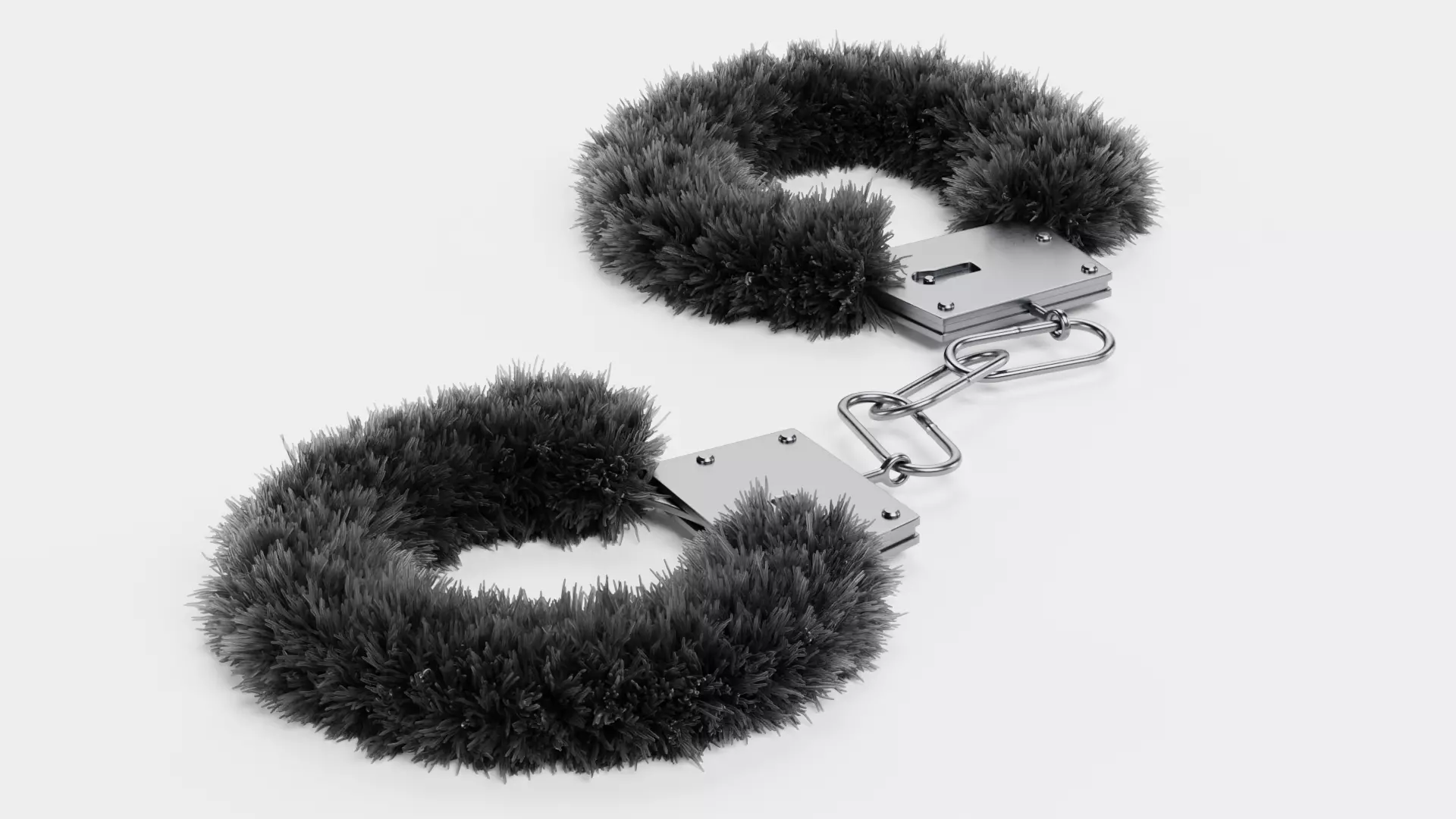 -Fluffy Handcuffs V2- 3D model_3