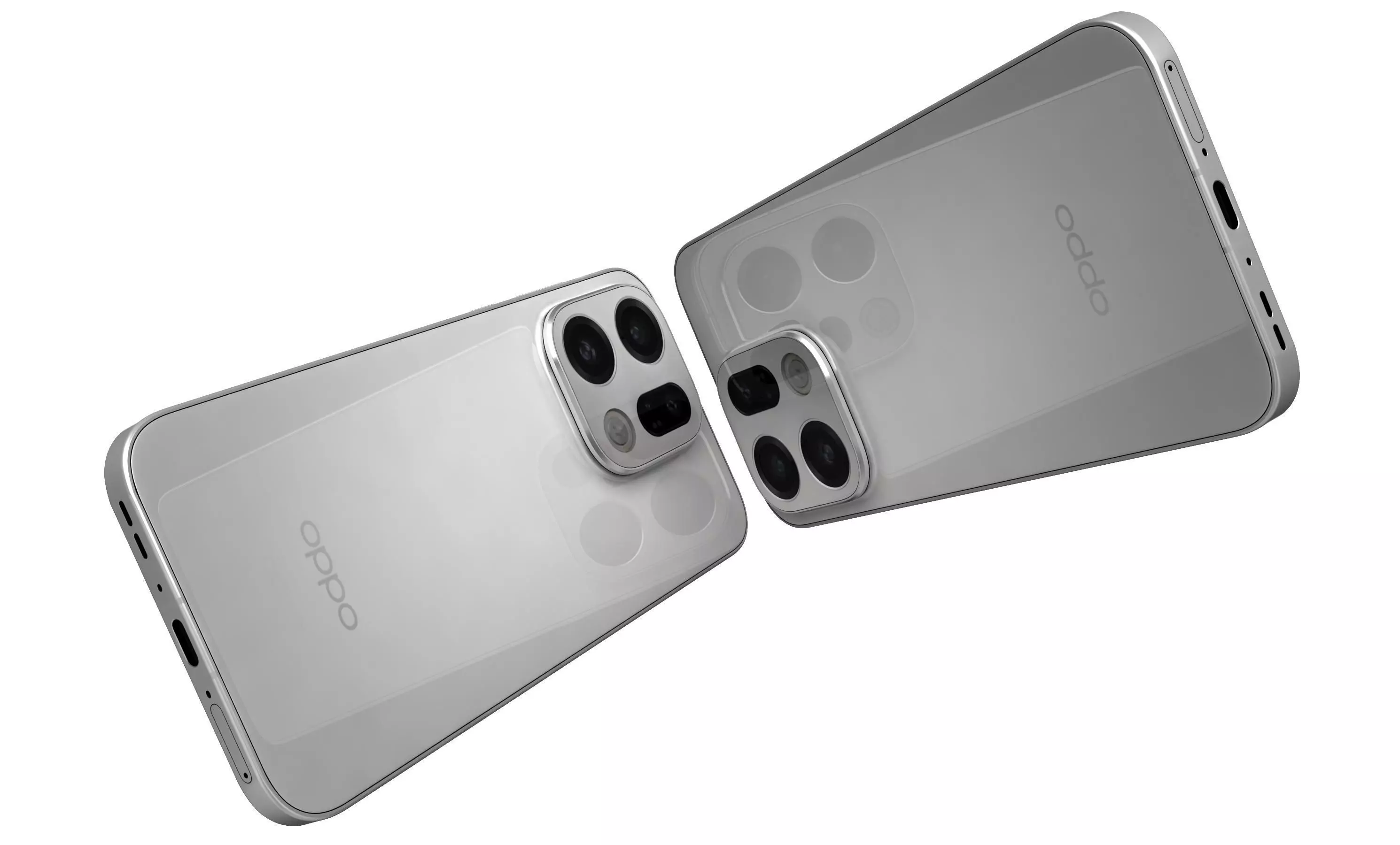 OPPO Find X9 Frosty White 3D model_7