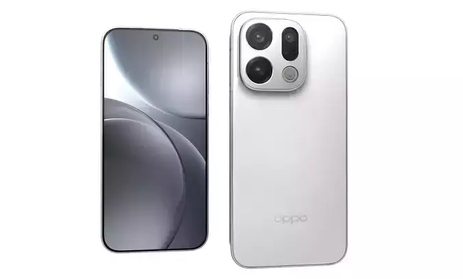 OPPO Find X9 Frosty White 3D model