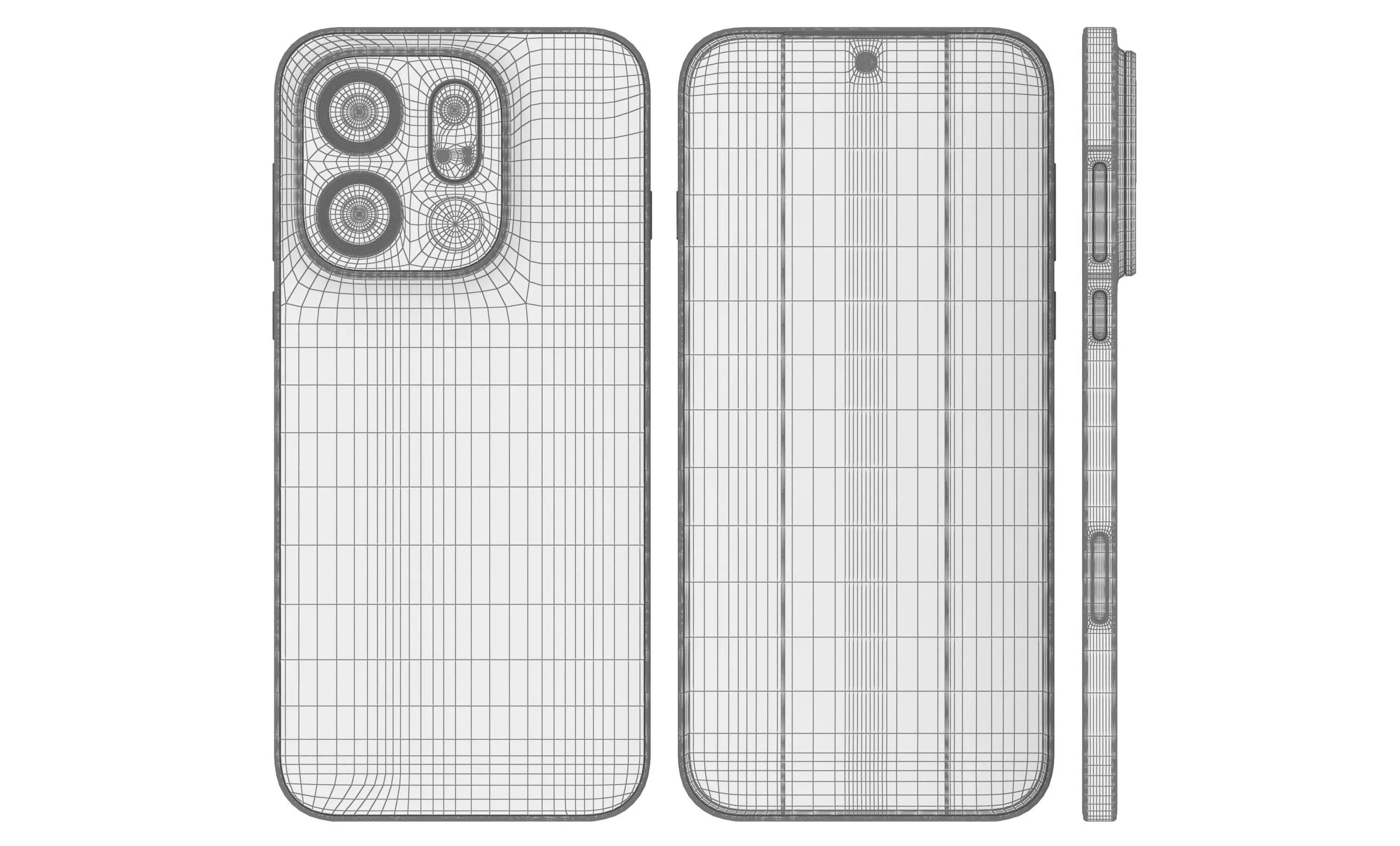 OPPO Find X9 Frosty White 3D model_24