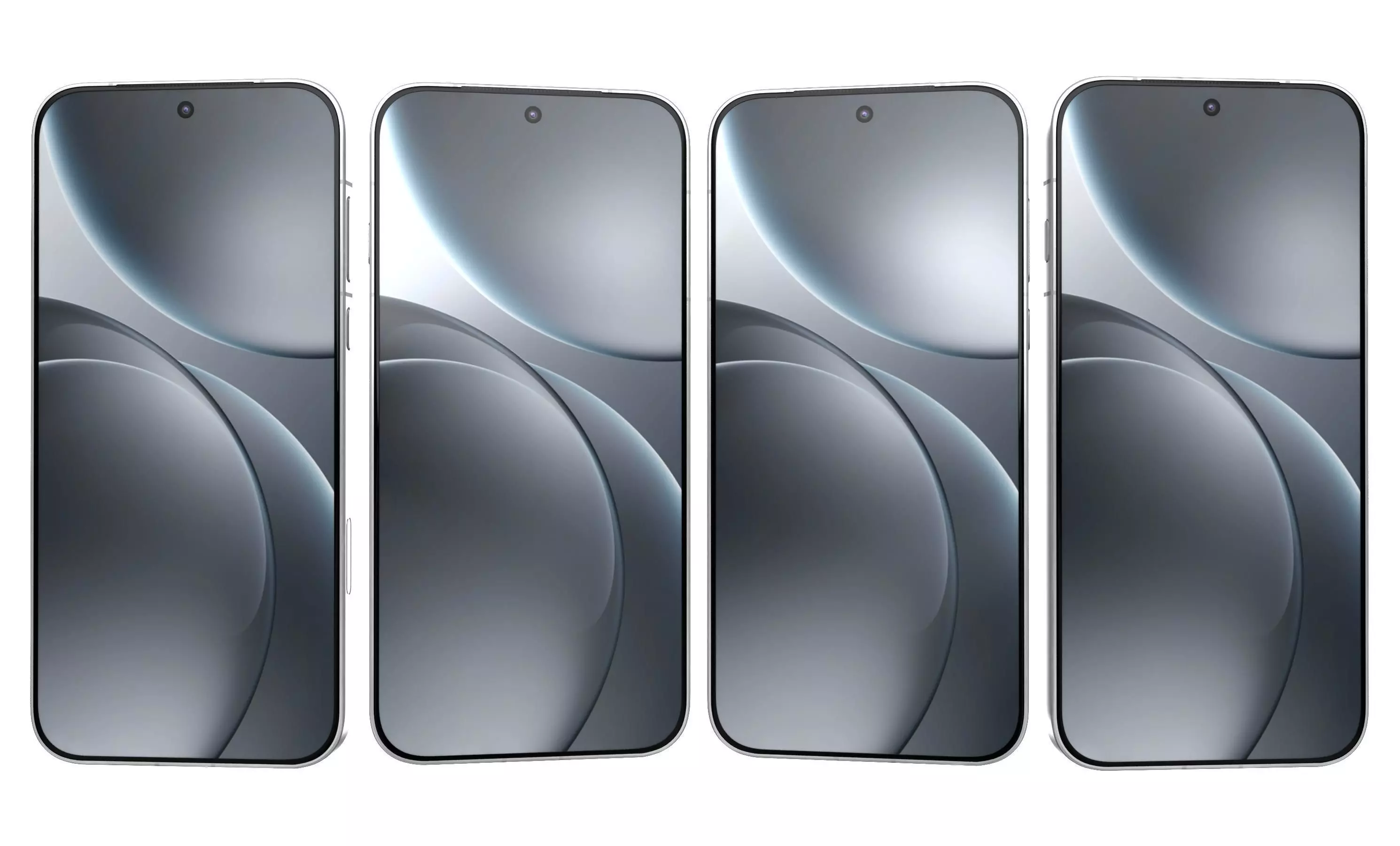 OPPO Find X9 Frosty White 3D model_3