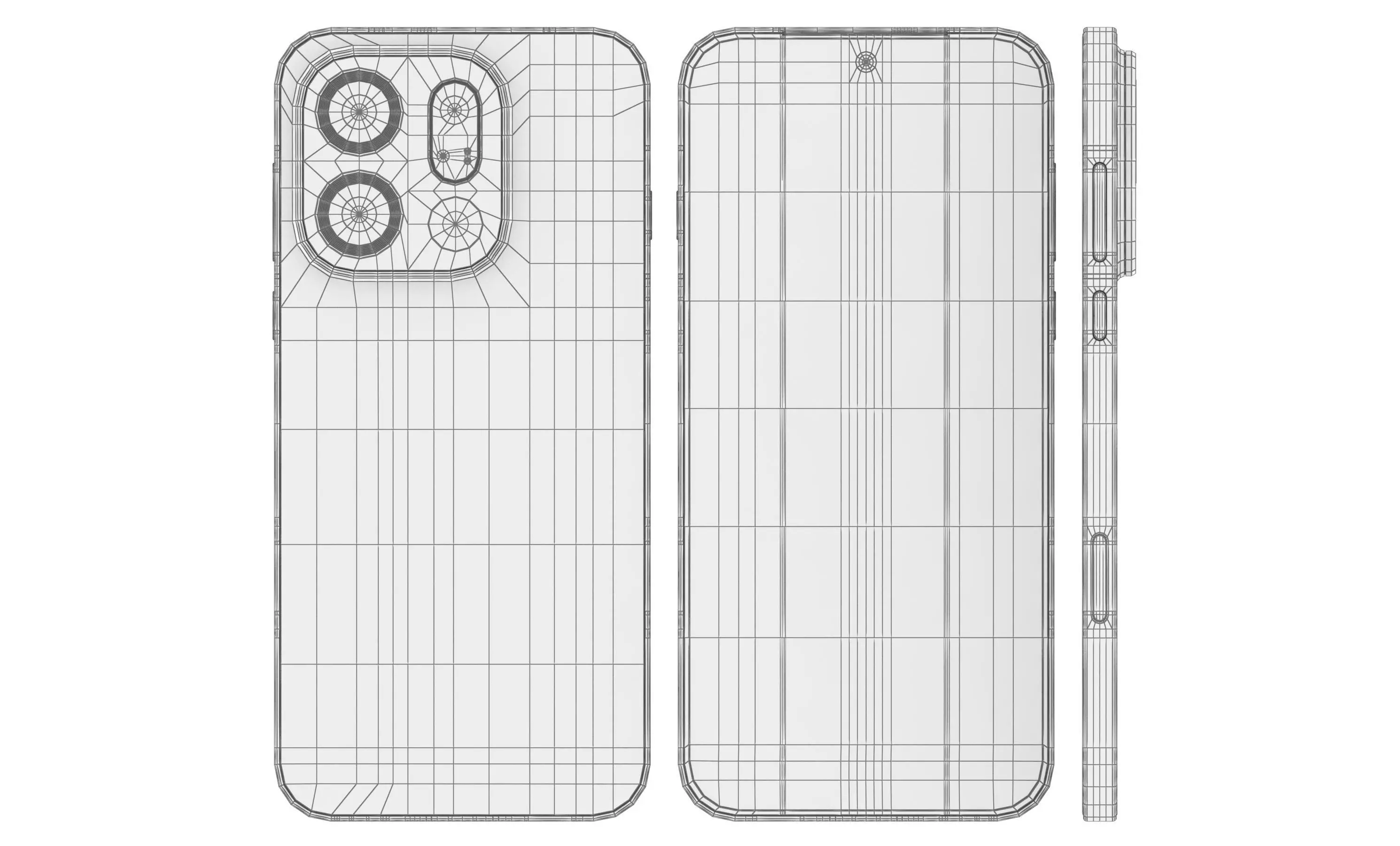 OPPO Find X9 Frosty White 3D model_22