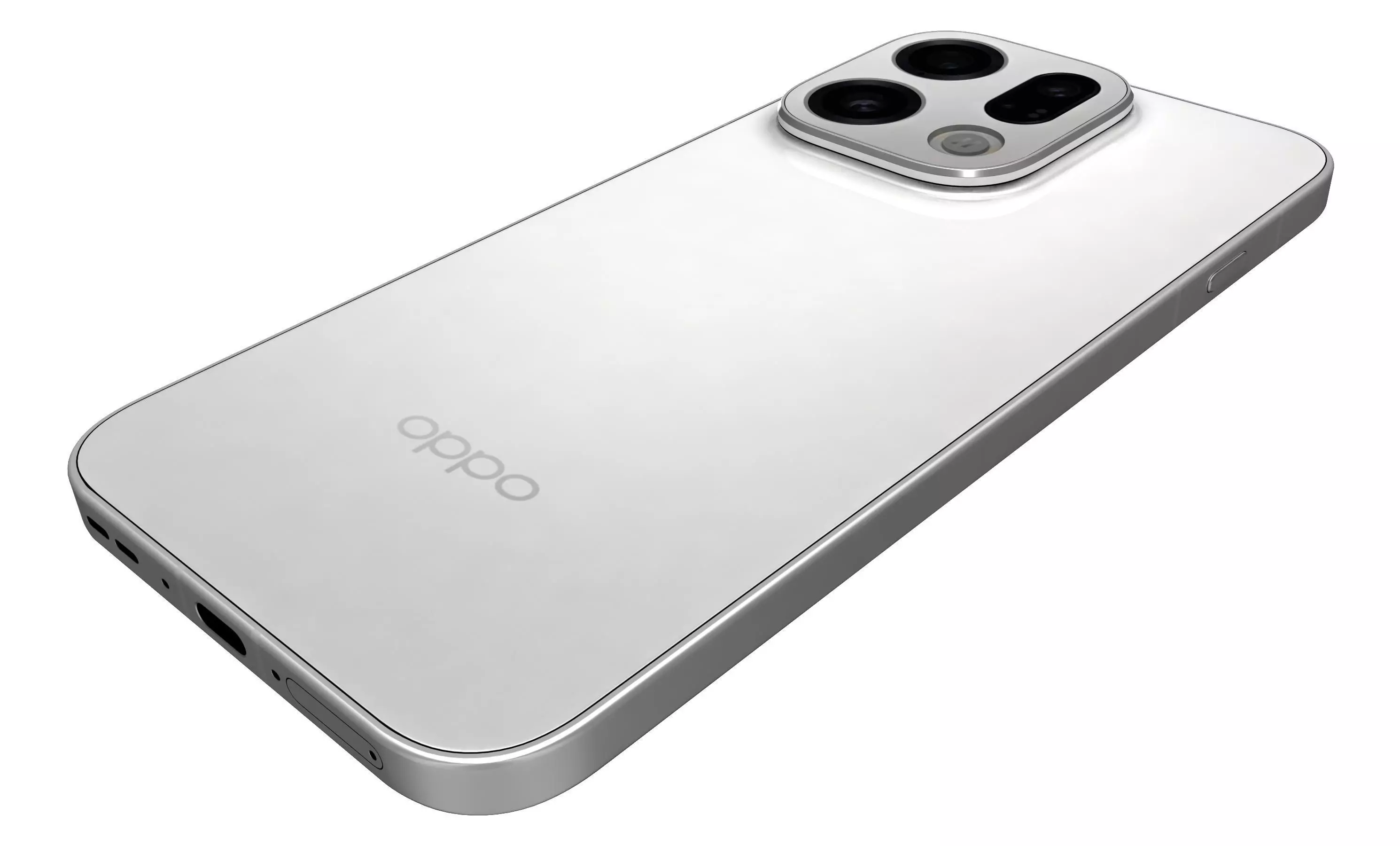 OPPO Find X9 Frosty White 3D model_15
