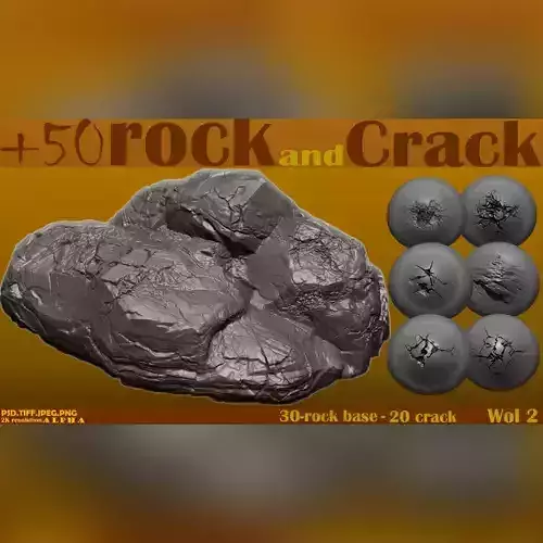  Rock and Cracks damage 