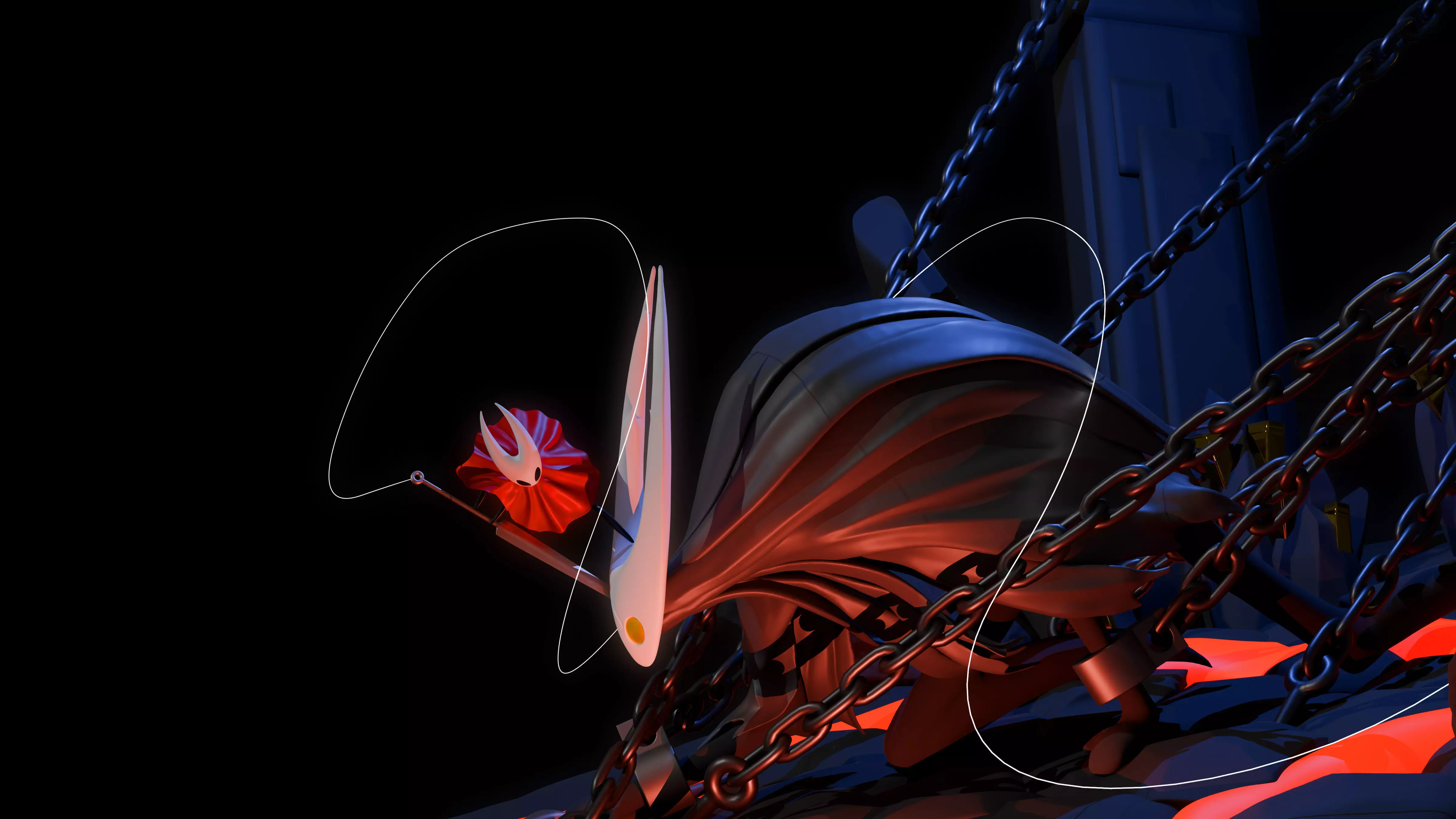 Hollow Knight hornet 3D model_0