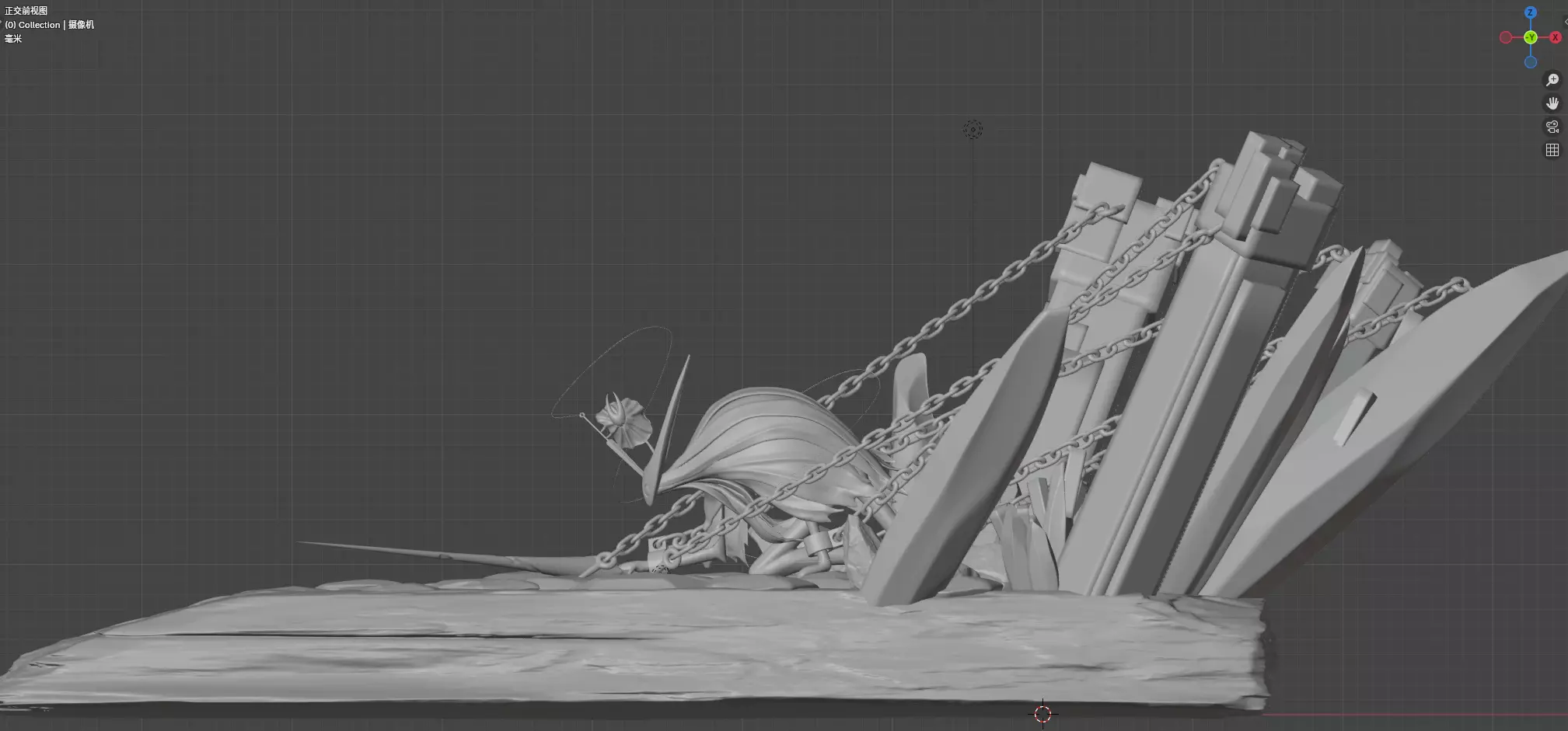 Hollow Knight hornet 3D model_4