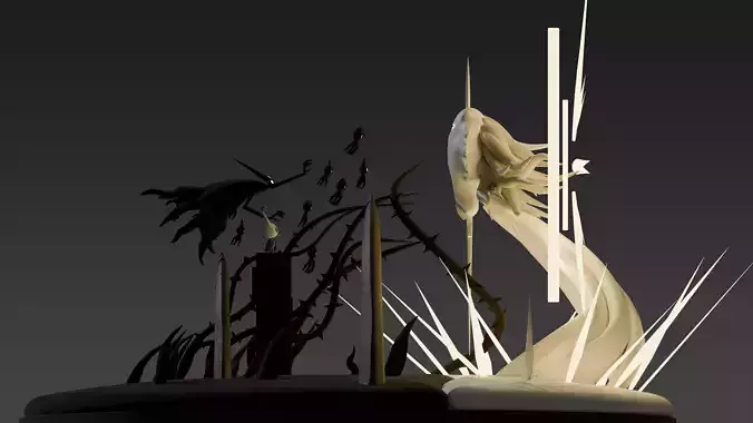 Hollow Knight Little Knight VS Absolute Radiance 