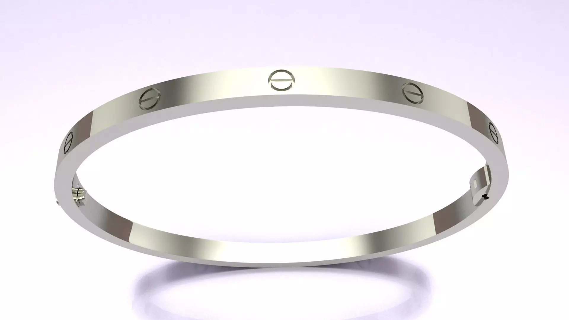 CARTIER LOVE SMALL bracelet 3D PRINT MODEL 3D print model_3