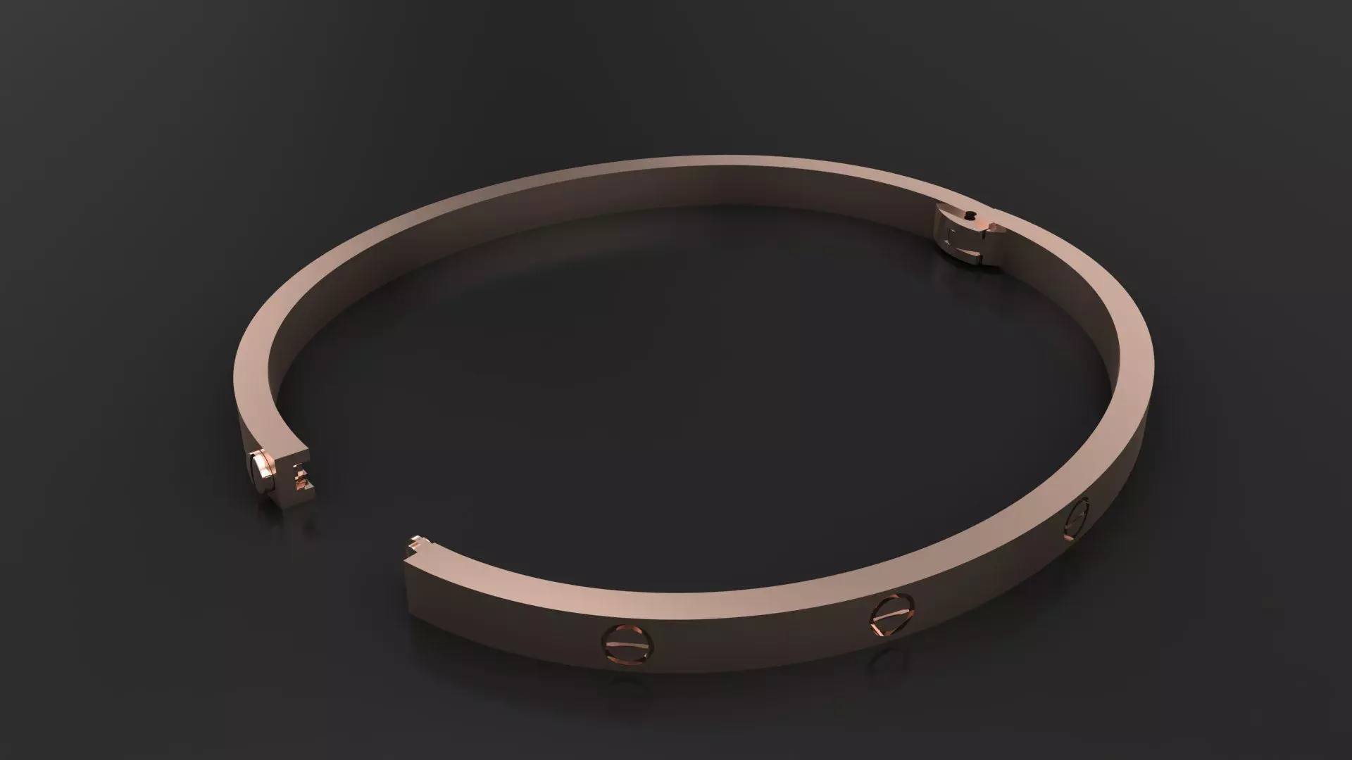 CARTIER LOVE SMALL bracelet 3D PRINT MODEL 3D print model_0