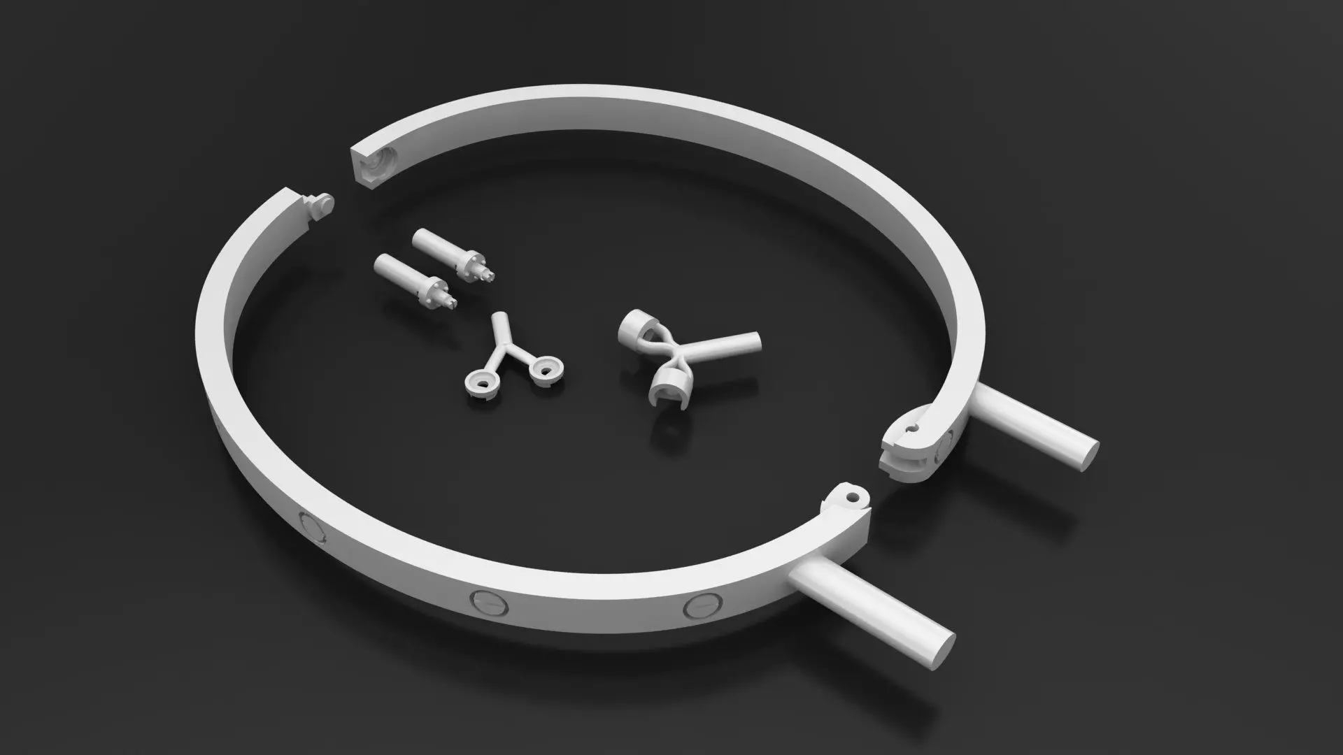 CARTIER LOVE SMALL bracelet 3D PRINT MODEL 3D print model_24