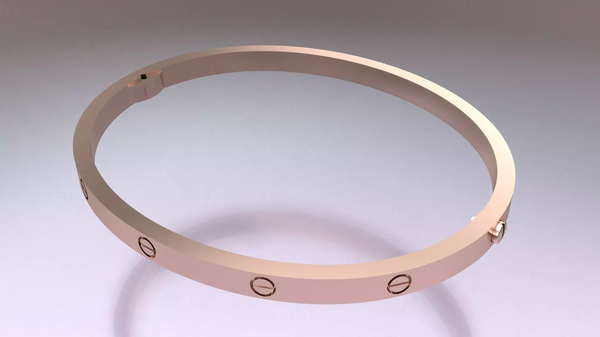 CARTIER LOVE SMALL bracelet 3D PRINT MODEL 3D print model_8