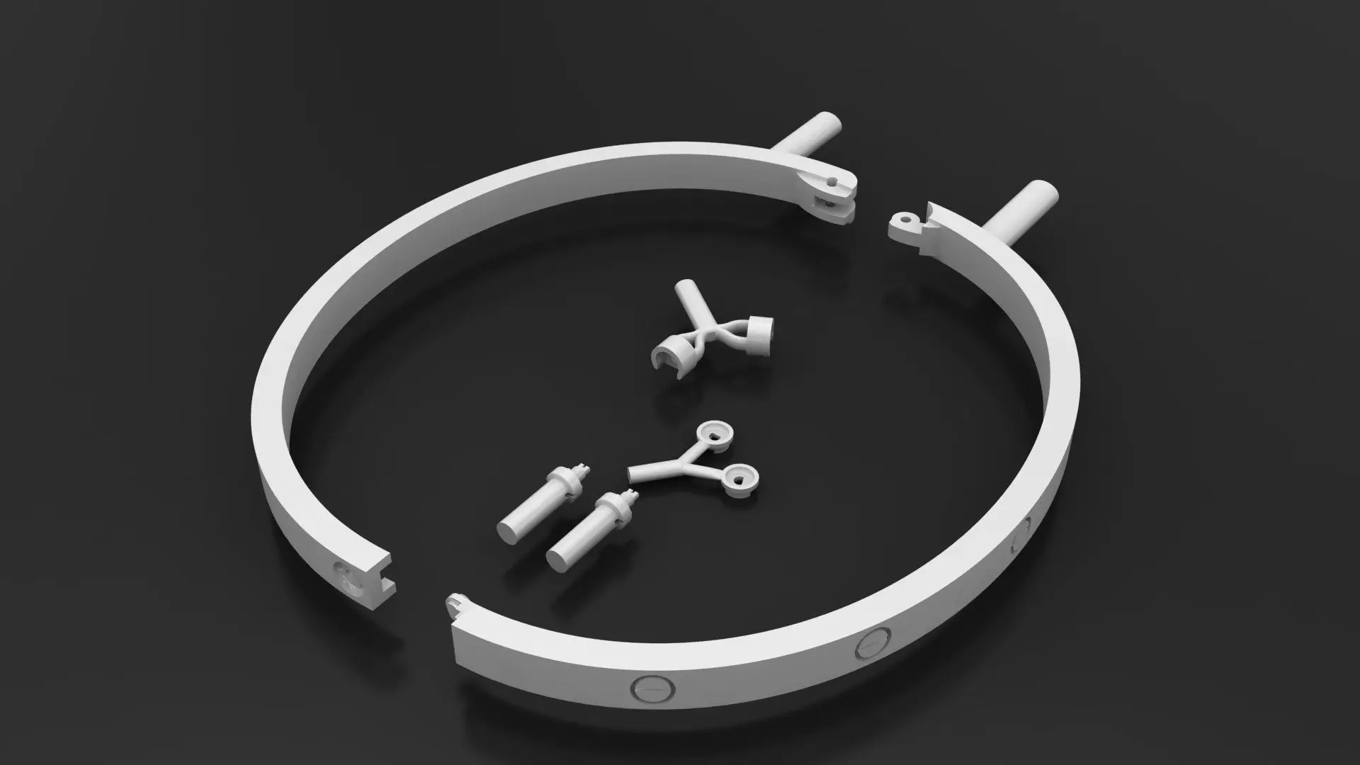 CARTIER LOVE SMALL bracelet 3D PRINT MODEL 3D print model_26