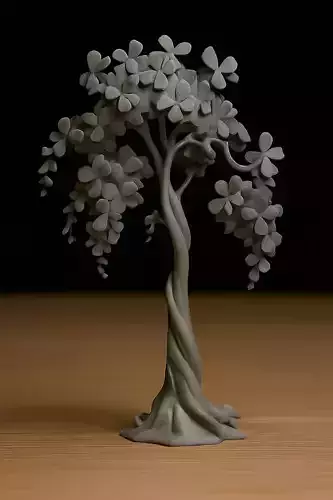 Arbol Bambu 2 Dofus and Wakfu 3D print model