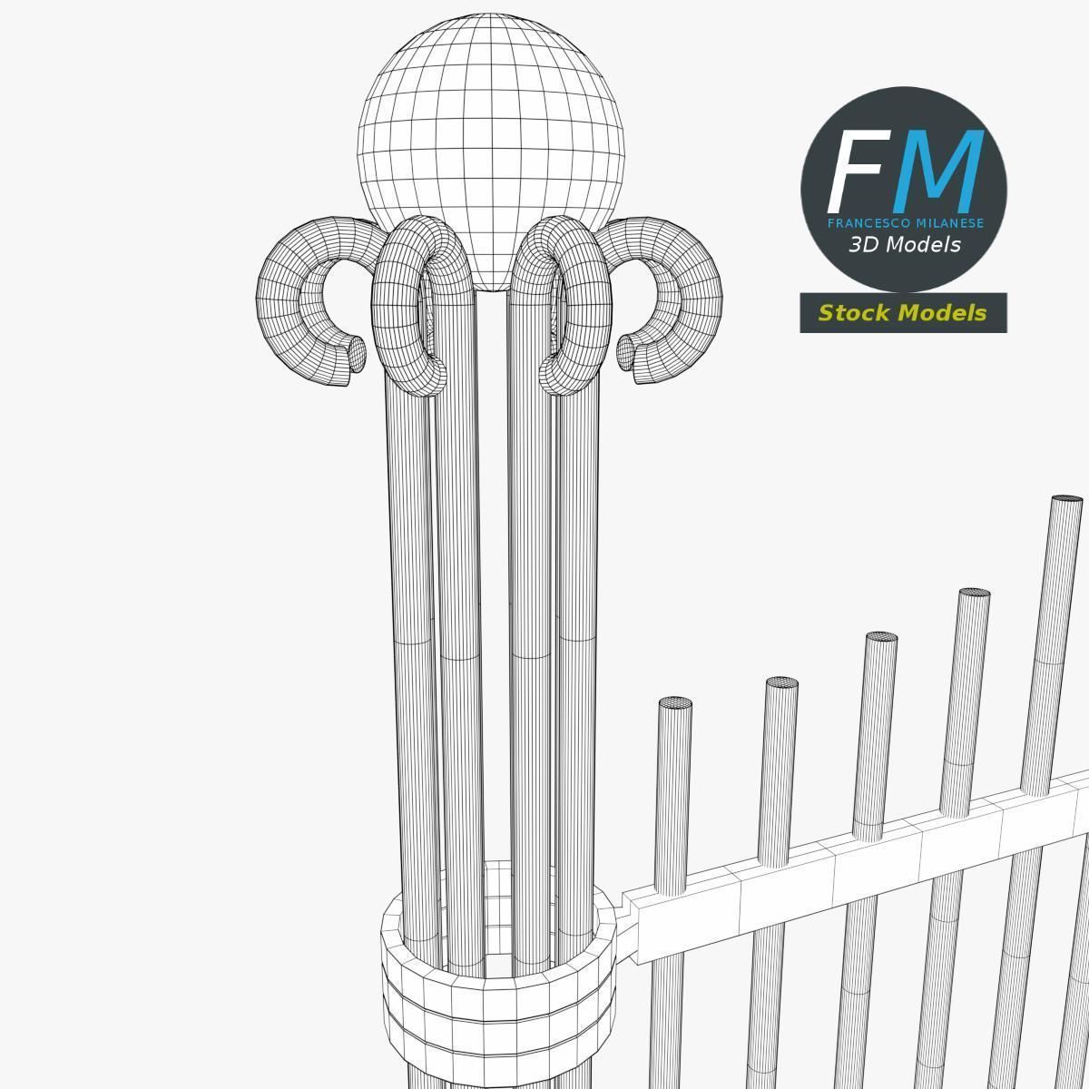 Iron gate 1 3D model_8