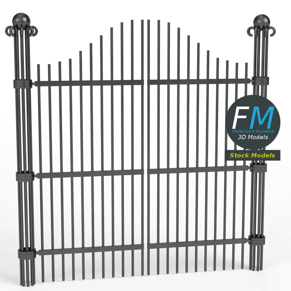 Iron gate 1 3D model_0