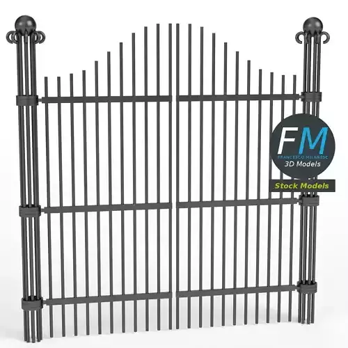 Iron gate 1 3D model