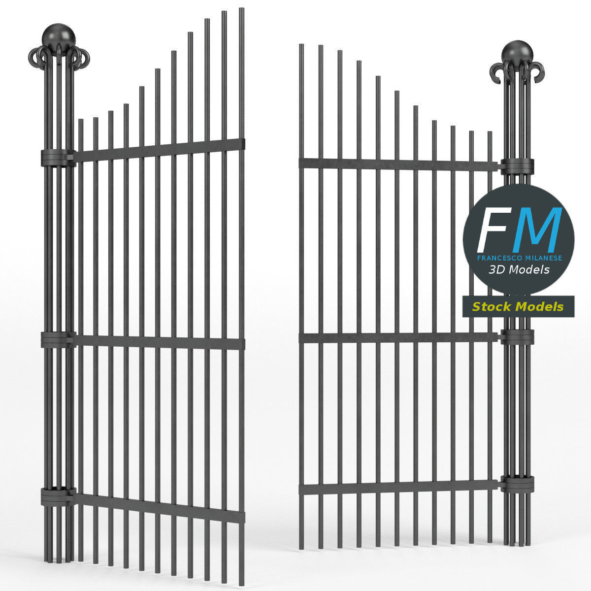 Iron gate 1 3D model_3