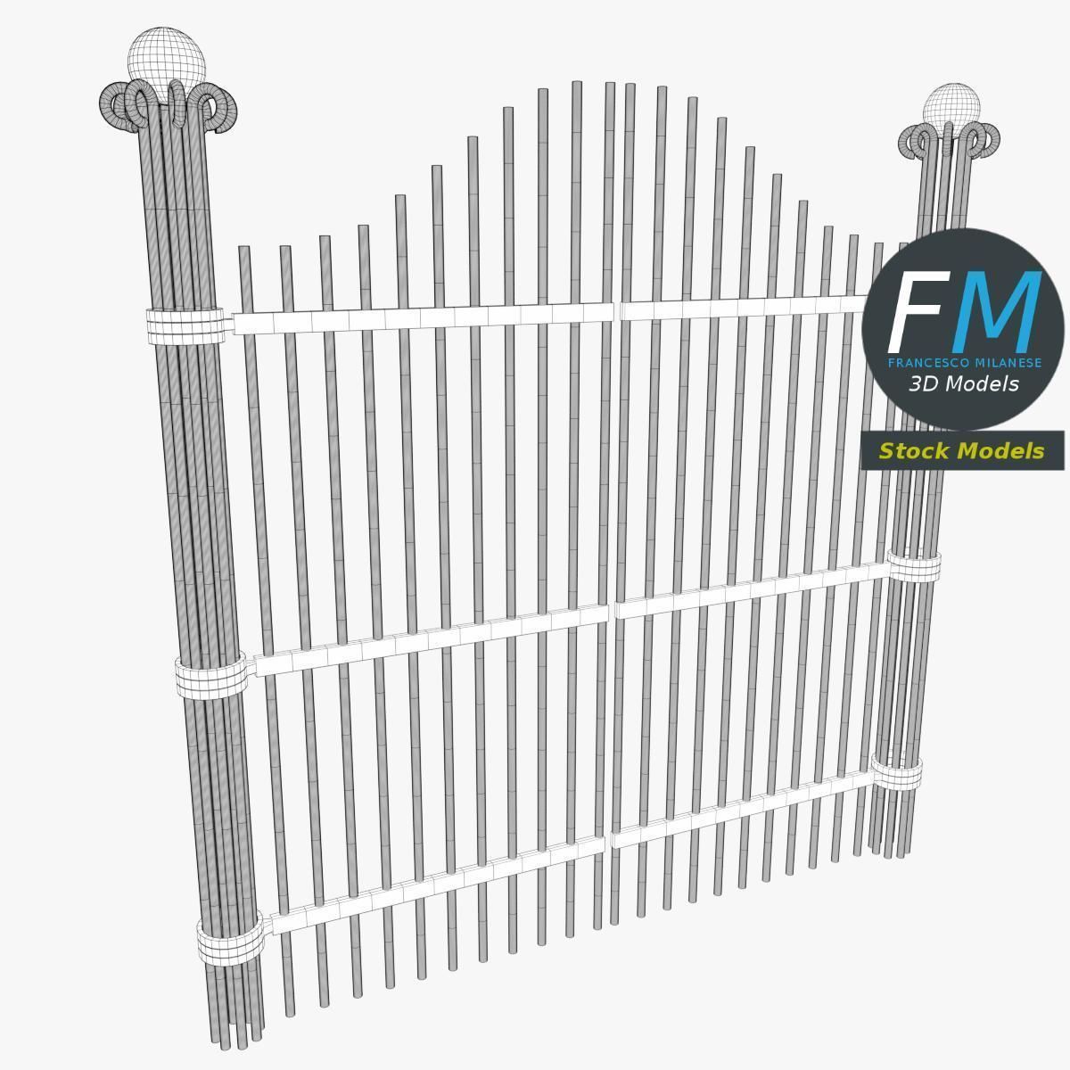 Iron gate 1 3D model_7