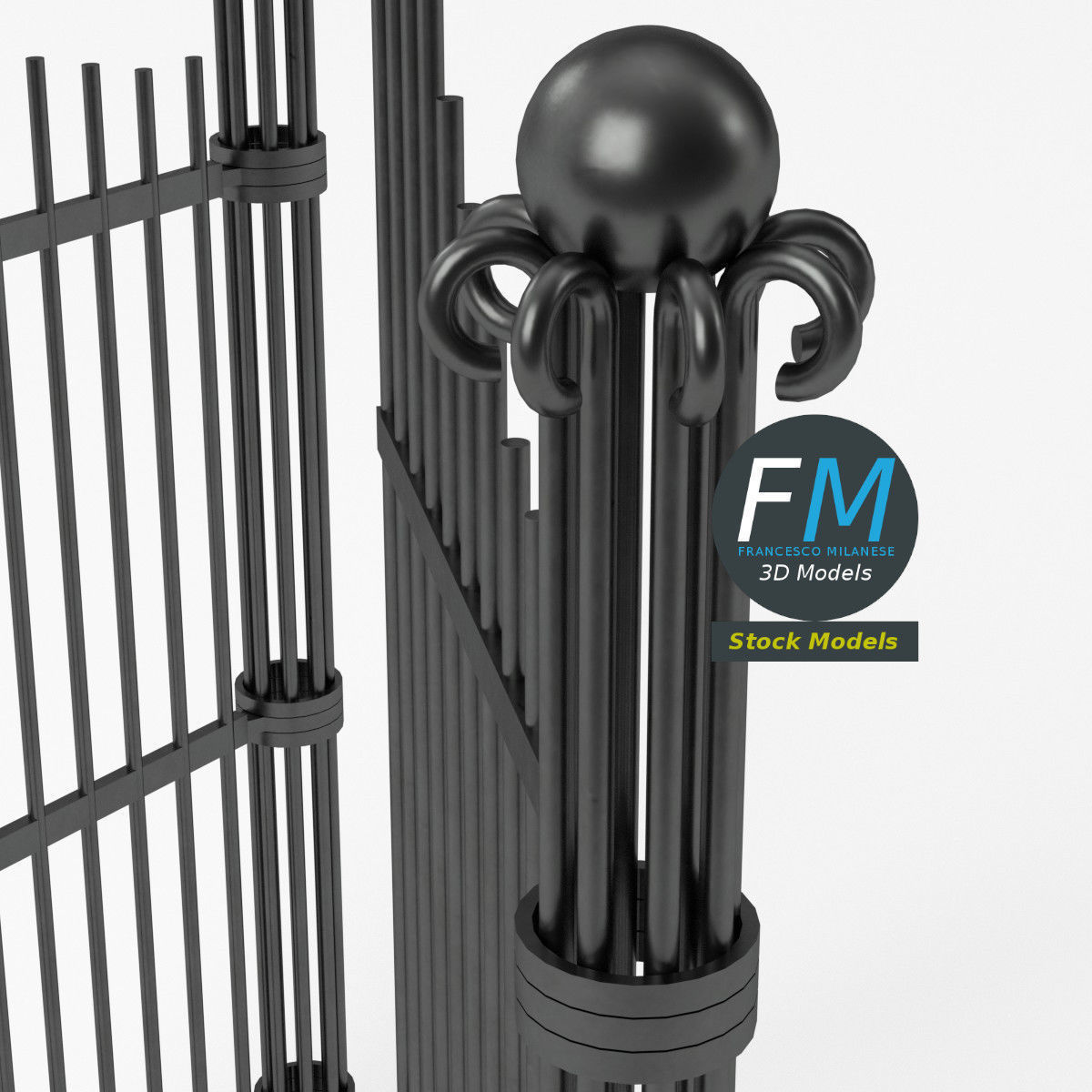 Iron gate 1 3D model_5