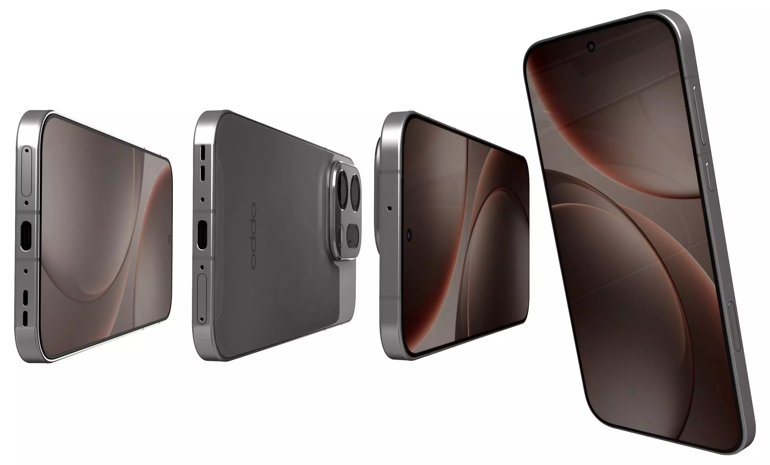 OPPO Find X9 Velvet Titanium 3D model_6