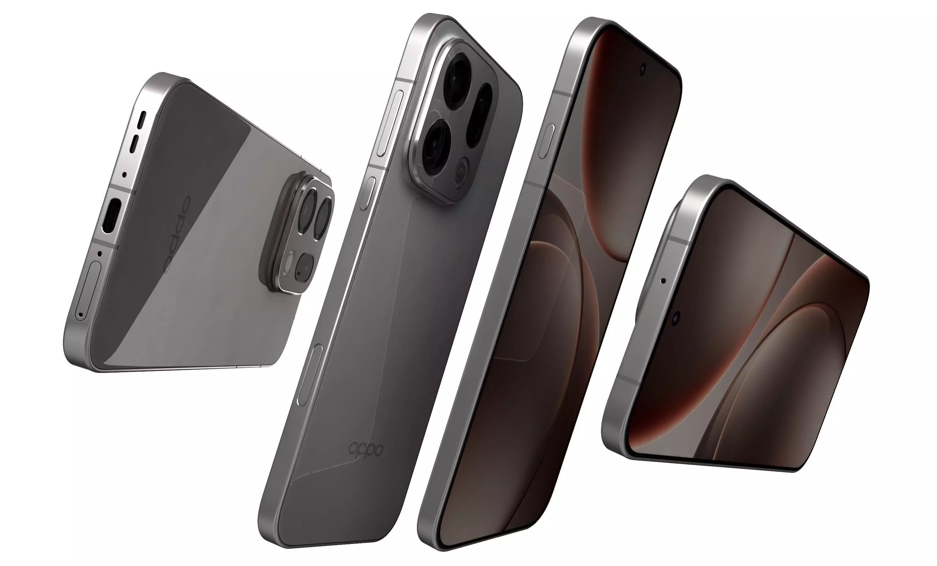 OPPO Find X9 Velvet Titanium 3D model_5