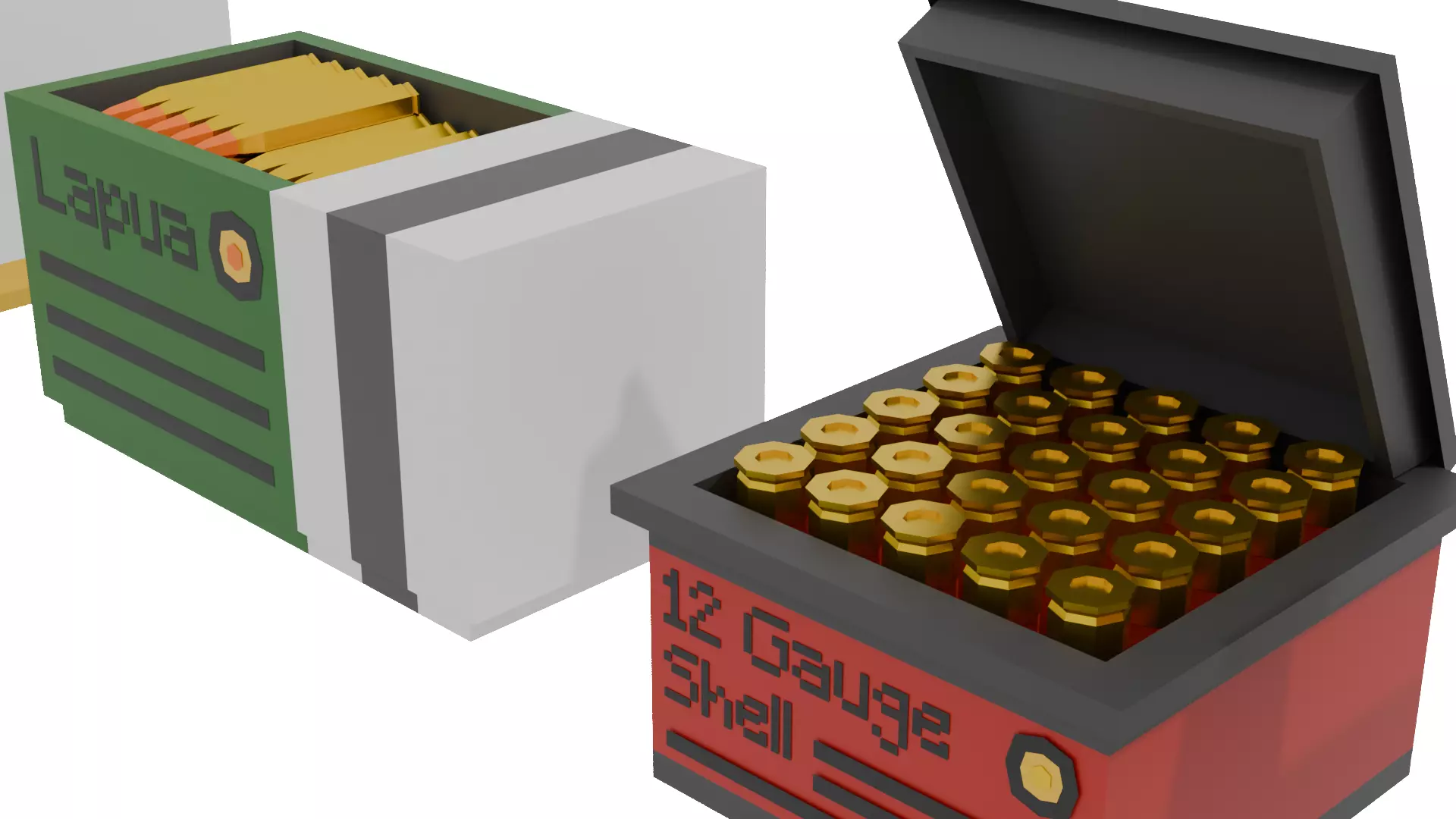 Crates Ammo Box 3D model_5