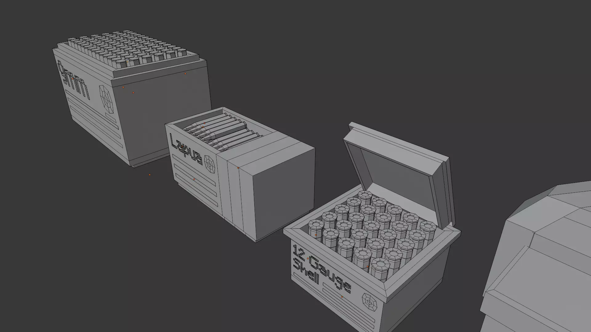 Crates Ammo Box 3D model_7