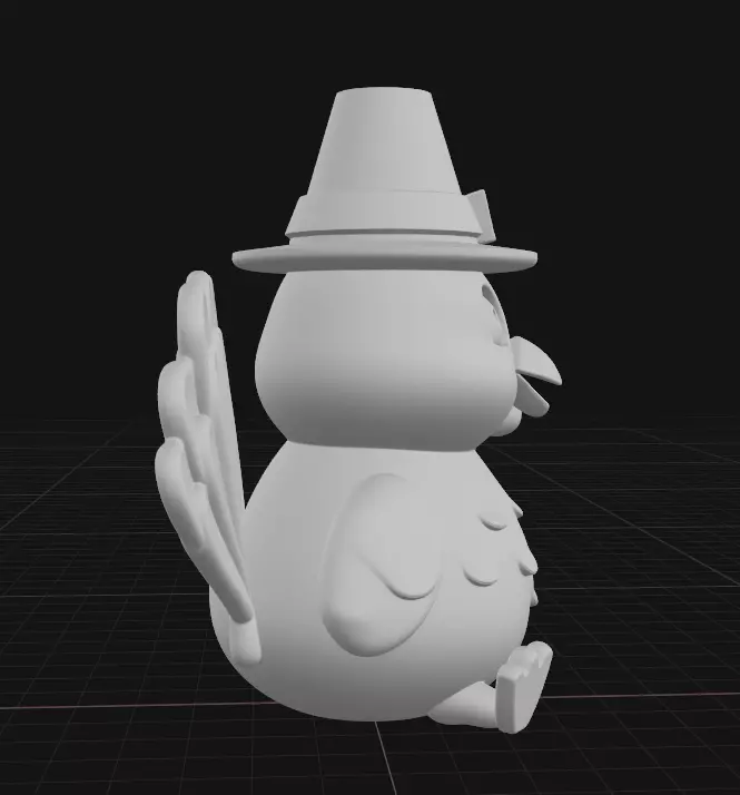 Thanksgiving Turkey 3D print model_4