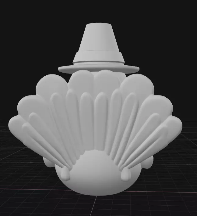 Thanksgiving Turkey 3D print model_3
