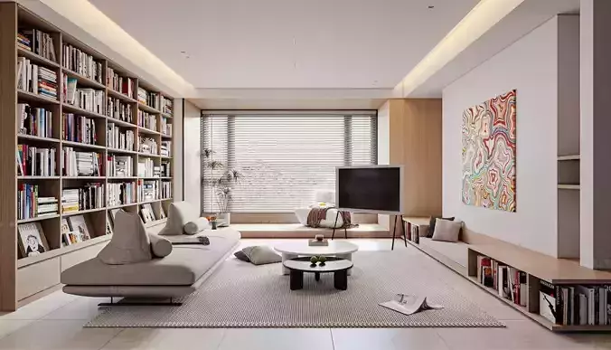 Modern living room sofa and coffee table set