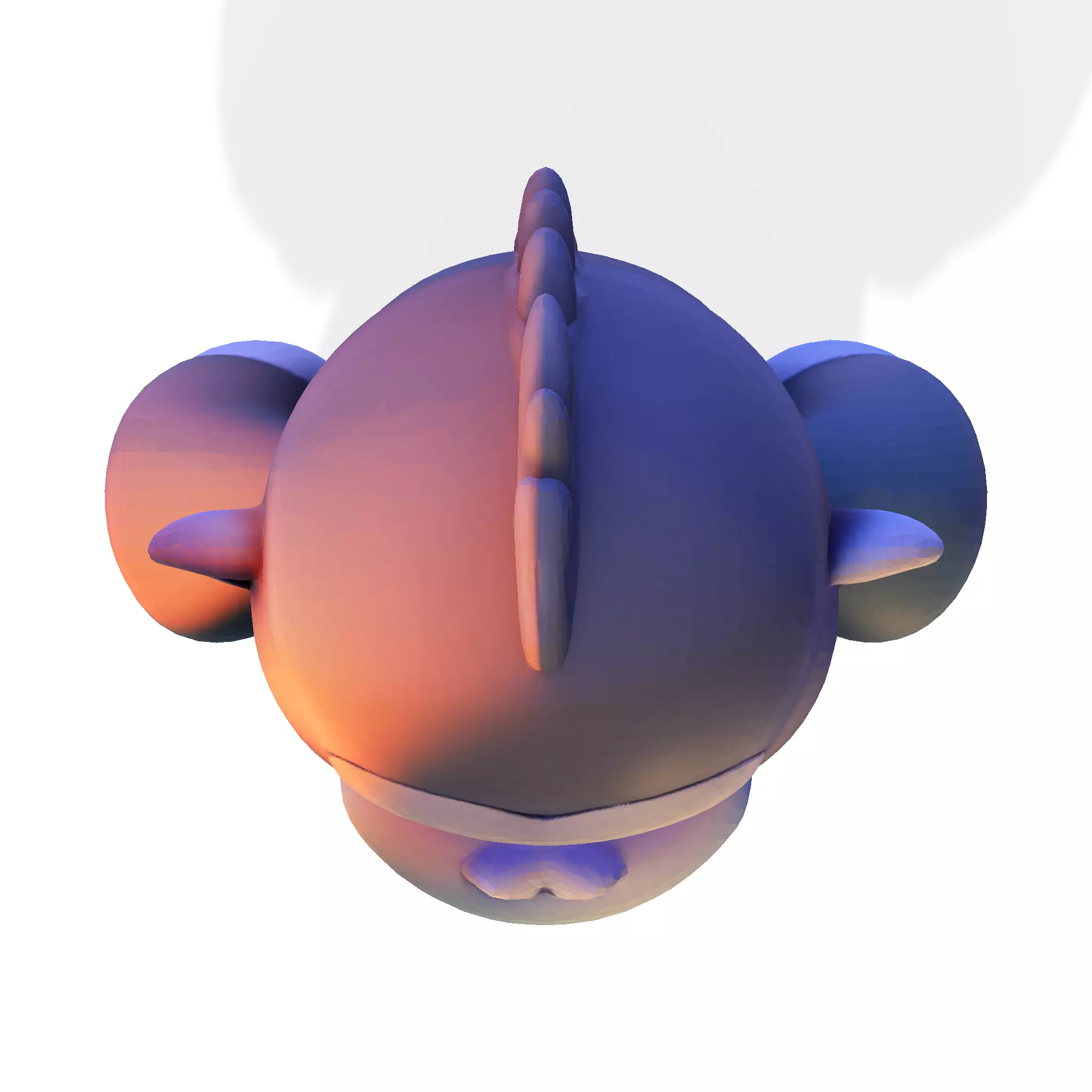 LowPoly Gorilla 3D print model_19