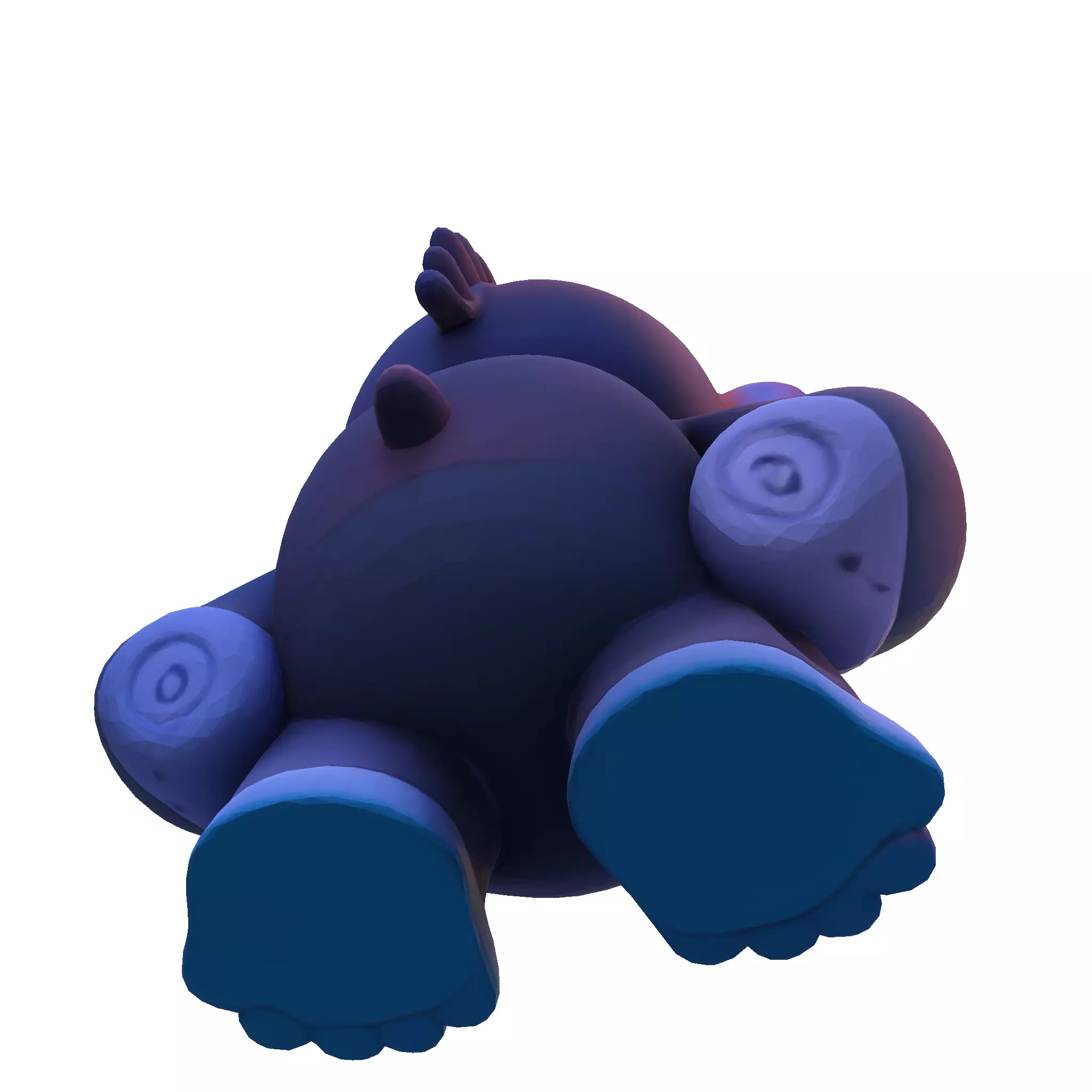 LowPoly Gorilla 3D print model_13